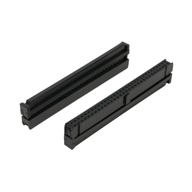 CONNECTOR IDC 64PIN (2x32) 180C BLACK - DS1016-64MANBB
