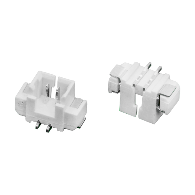 CON.T.B.1.25MM 2PIN(1X2) SMT V/T MALE WHITE CONNFL - DS1020-03-02MVT1-R