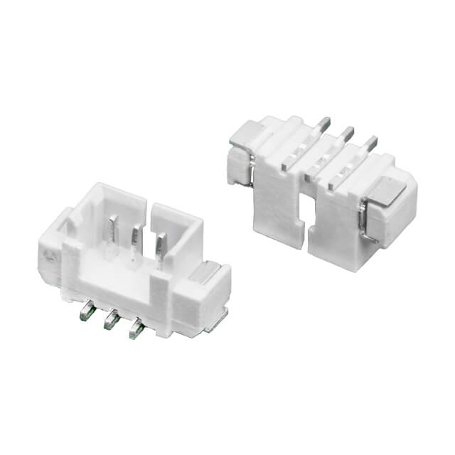 CON.T.B.1.25MM 3PIN(1X3) SMT V/T MALE WHITE CONNFL - DS1020-03-03MVT1-R