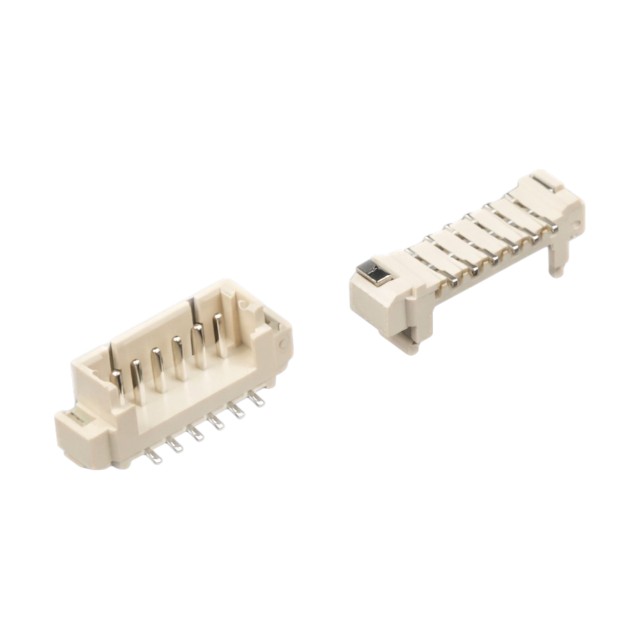 CON.T.B.1.25MM 6PIN(1X6) SMT V/T MALE WHITE CONNFL - DS1020-03-06MVT1-R