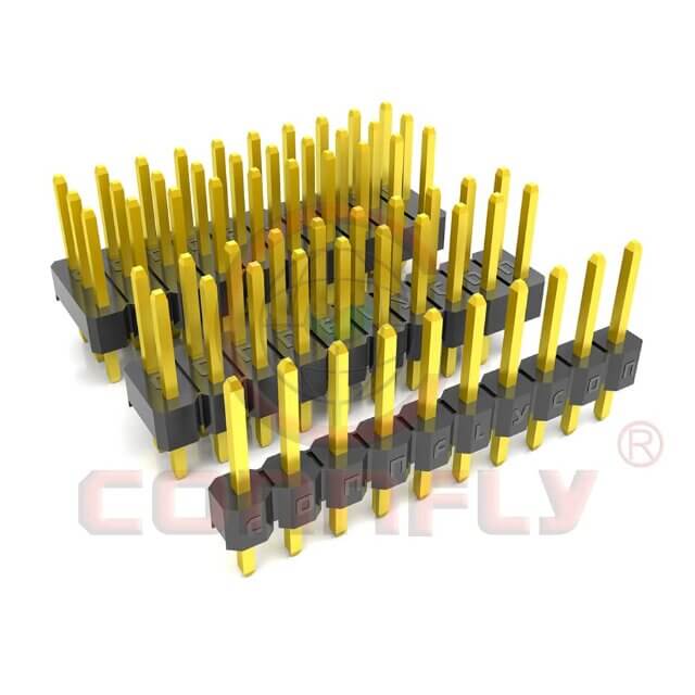 CONNFLY DS1021-2x10SF1-C3.0-D11 PIN HEADER 20PIN(2x10) 2.54mm THT V/T MALE 16.5MM