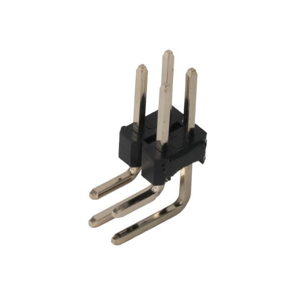 PIN HEADER 4PIN(2x2) 2.54mm THT R/A - DS1022-2X2RF11-B