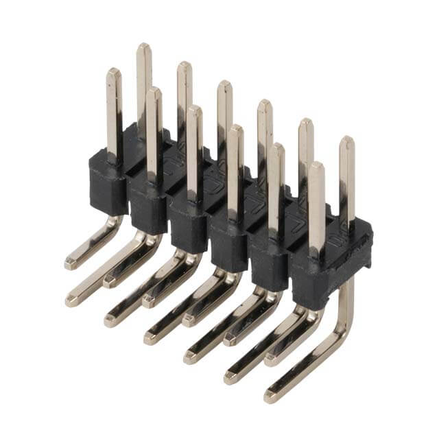 PIN HEADER 12PIN(2x6) 2.54mm THT R/A - DS1022-2X6RF11-B