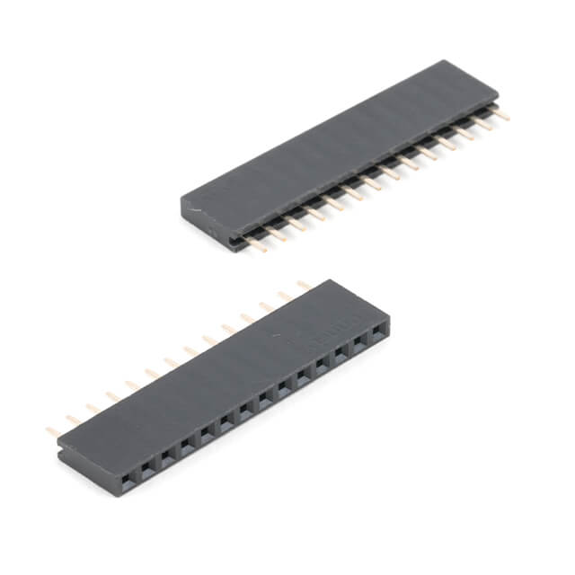 FEMALE HEADER 14PIN(1x14) 2.54mm THT V/T TRAY