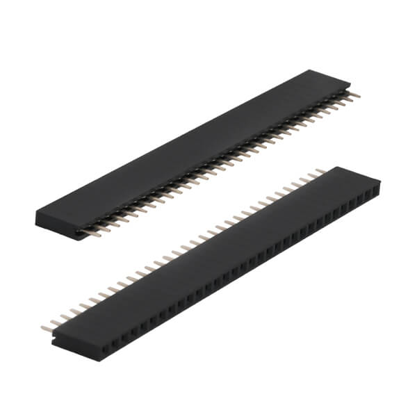 FEMALE HEADER 32PIN(1x32) 2.54mm THT V/T TRAY - DS1023-1X32S21