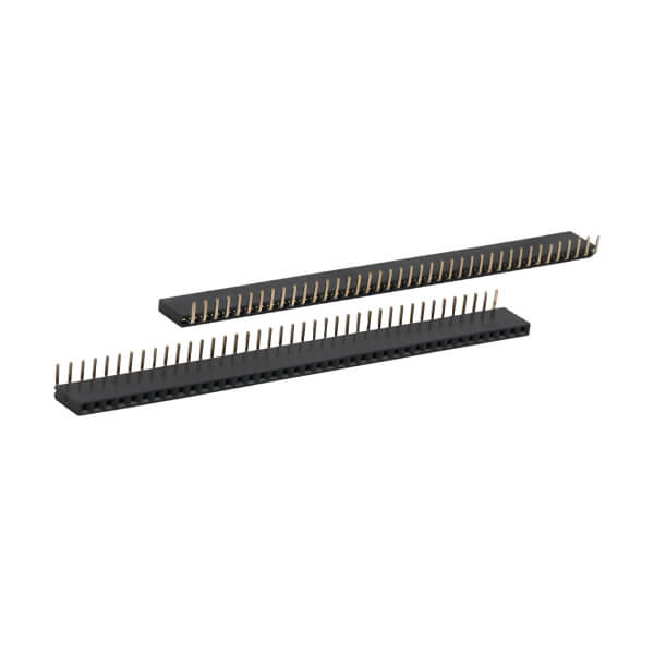 FEMALE HEADER 40PIN(1x40) 2.54mm THT R/A TRAY - DS1024-1X40R2