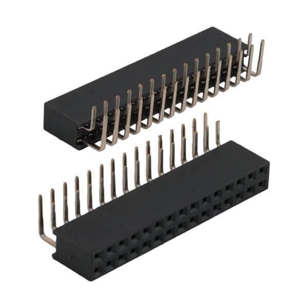 FEMALE HEADER 30PIN(2x15) 2.54mm THT R/A TRAY 90 C - DS1024-2X15RF1