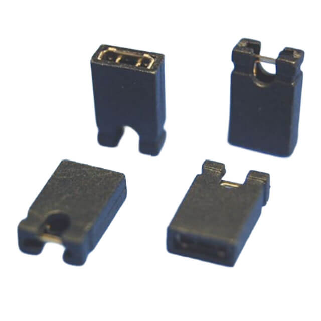 CONNFLY DS1027-2AB20 JUMPER 2PIN 2.54MM OPEN 6.0MM BLACK