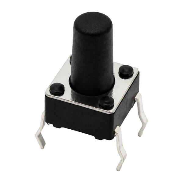 WEALTH METAL TC-0108Y-A19 SWITCH TACT 6.00x6.00 9.5mm 190gF THT V/T
