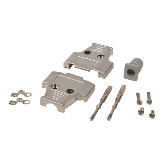 DSUB 15PIN KAPAK NICKEL PLATING 180C - DS1047-15M2LN