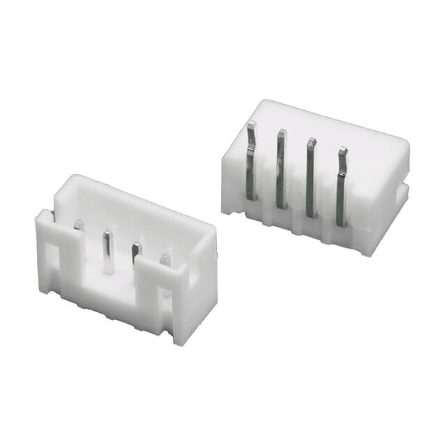 CON.T.B.2.00MM 4P 90C MALE WHITE CONNFLY - DS1066-4MRW6SB