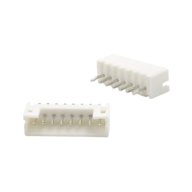 CON.T.B.2.00MM 8P 180C MALE WHITE CONNFLY - DS1066-8MVW6S