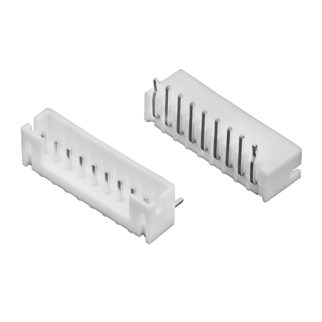 CON.T.B.2.00MM 9PIN(1x9)THT R/A MALE WHITE CONNFLY - DS1066-9MRW6SB