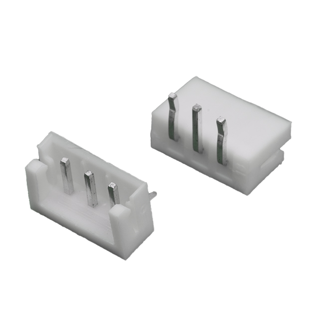 CON.T.B.2.50MM 3PIN(1X3) THT R/A MALE WHITE CONNFL - DS1069-01-03MRW6