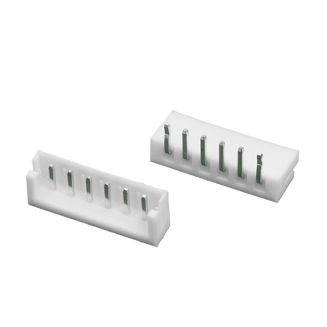 CON.T.B.2.50MM 6PIN(1X6) THT R/A MALE WHITE CONNFL - DS1069-01-06MRW6