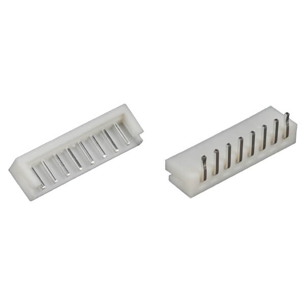 CON.T.B.2.50MM 8PIN(1X8) THT R/A MALE WHITE CONNFL - DS1069-01-08MRW6