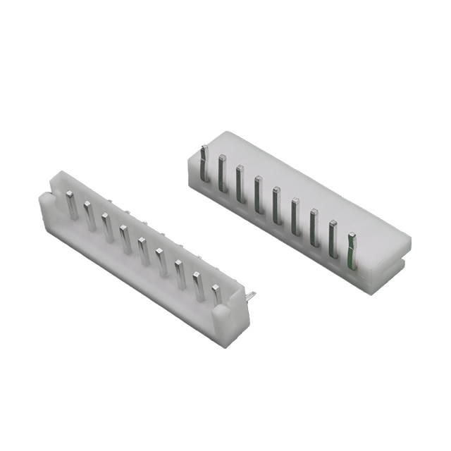 CON.T.B.2.50MM 9PIN(1X9) THT R/A MALE WHITE CONNFL - DS1069-01-09MRW6