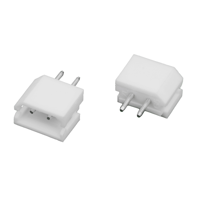 CON.T.B.2.50MM 2P 180C MALE WHITE CONNFLY