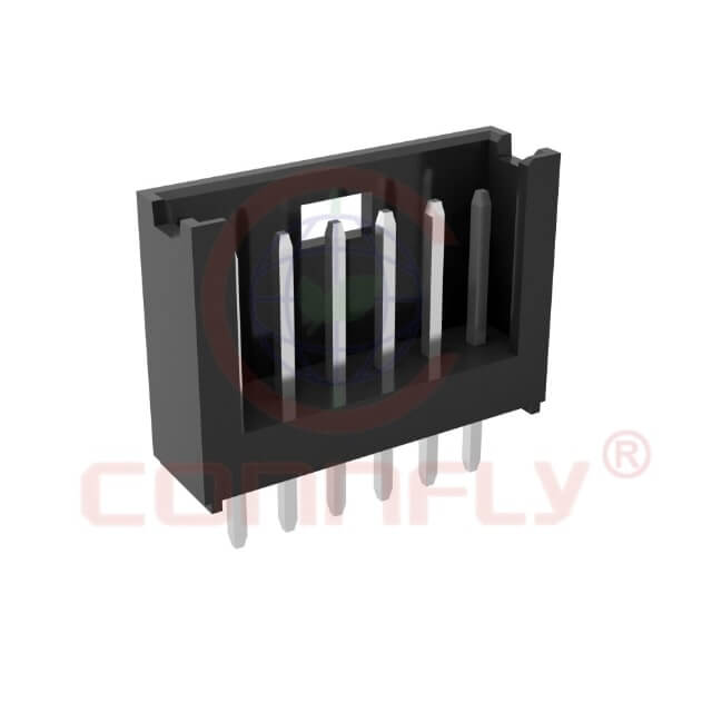 CON.T.B.2.54MM 2P 180C MALE BLACK CONNFLY - DS1070-08-2MV6B