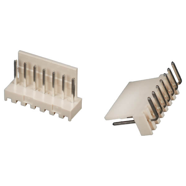 CON.T.B.2.54MM 7PIN(1x7)THT R/A MALE IVORY CONNFLY - DS1070-7MRV6A