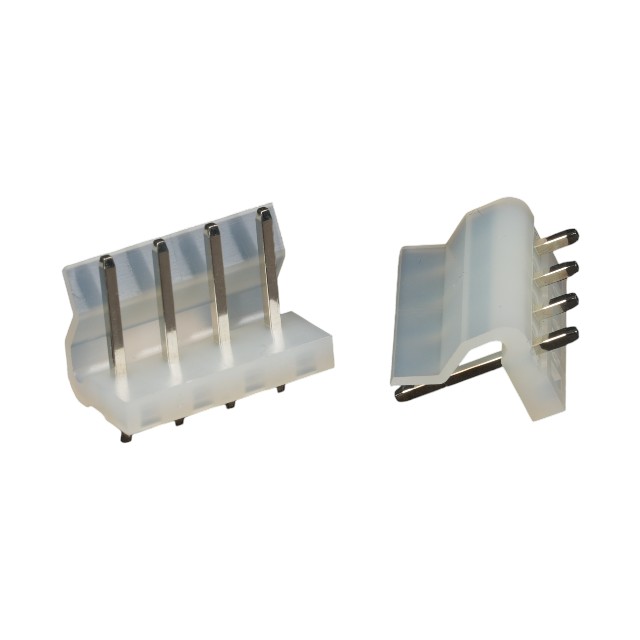 CON.T.B.5.08MM 4P 180C MALE TRANSPARENT CONNFLY - DS1074-04MVT6