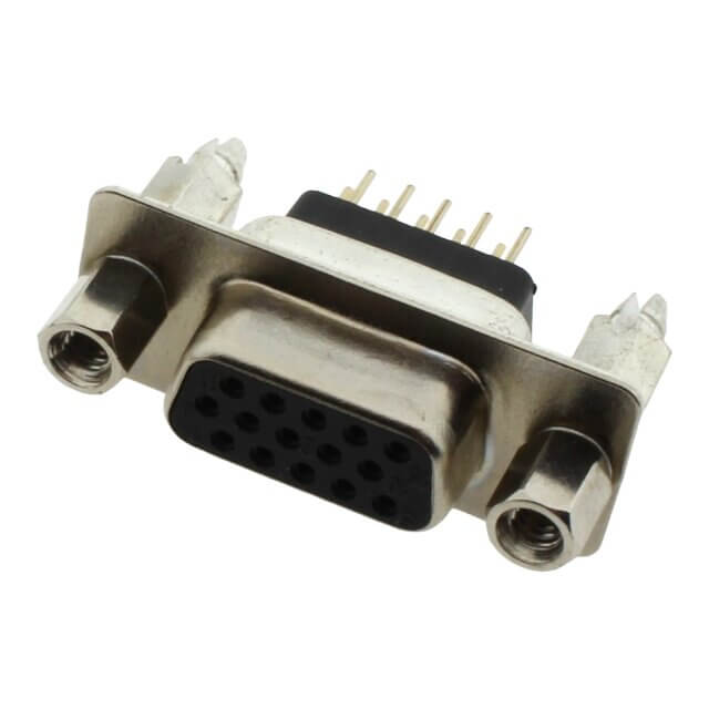 CONNECTOR DSUB 15PIN 180C PCB TYPE FEMALE CONNFLY - DS1077-01-15FB8N45