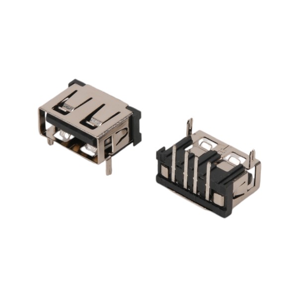 CONNFLY DS1095-12-BNR0 CONNECTOR USB A TYPE 4P THT FEMALE