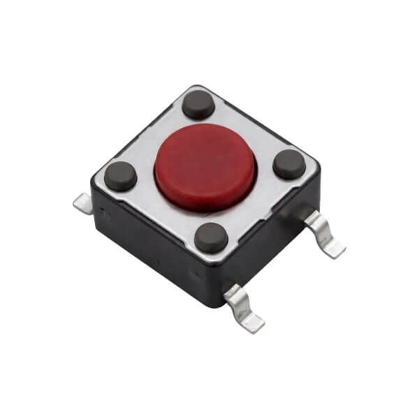 SWITCH TACT 6.00x6.00 4.30mm 260gF SMT V/T - DTSM-61R-V-B
