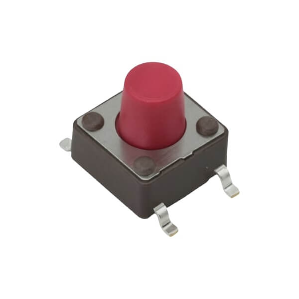 SWITCH TACT 6.00x6.00 7.00mm 260gF SMT V/T - DTSM-63R-V-T/R