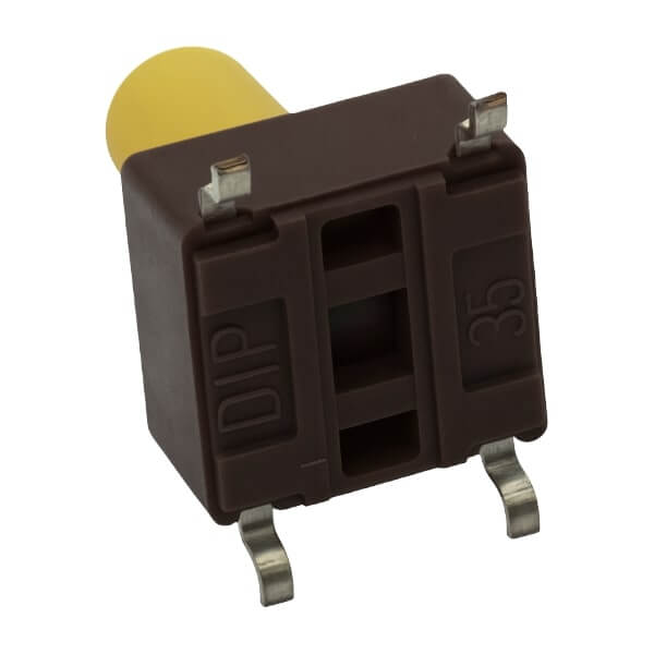 DIPTRONICS DTSM-65Y-V-B SWITCH TACT 6.00x6.00 9.50mm 520gF SMT V/T