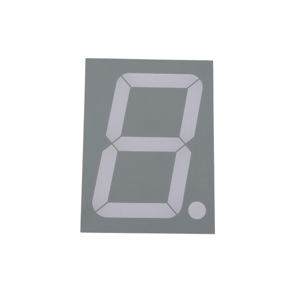 STRONG BASE E1-1400-CUR-2 LED DISPLAY 7 SEGMENT 1DIGIT 101.6MM (-) RED