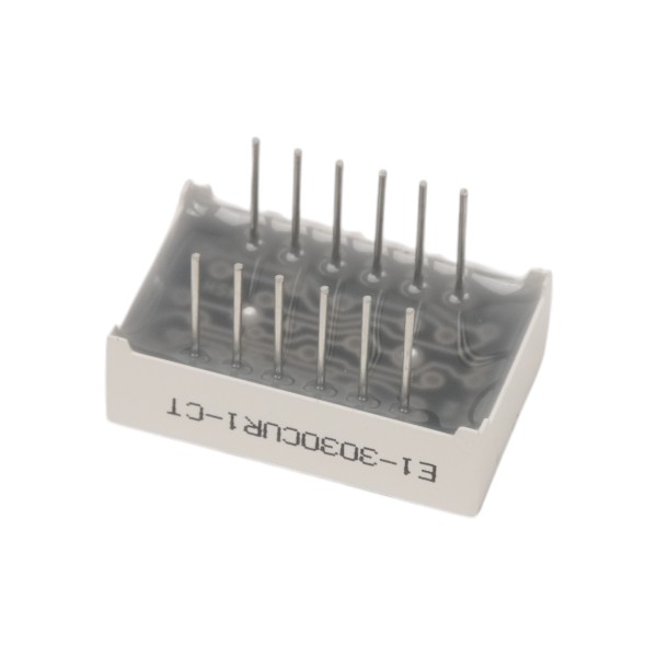 CHINA TOTAL E1-3030-CUR-1-CT LED DISPLAY 7 SEGMENT 3DIGIT 7.62MM (-) RED