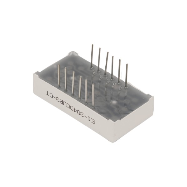 CHINA TOTAL E1-3040-CUR-3-CT LED DISPLAY 7 SEGMENT 3DIGIT 10.2MM (-) RED