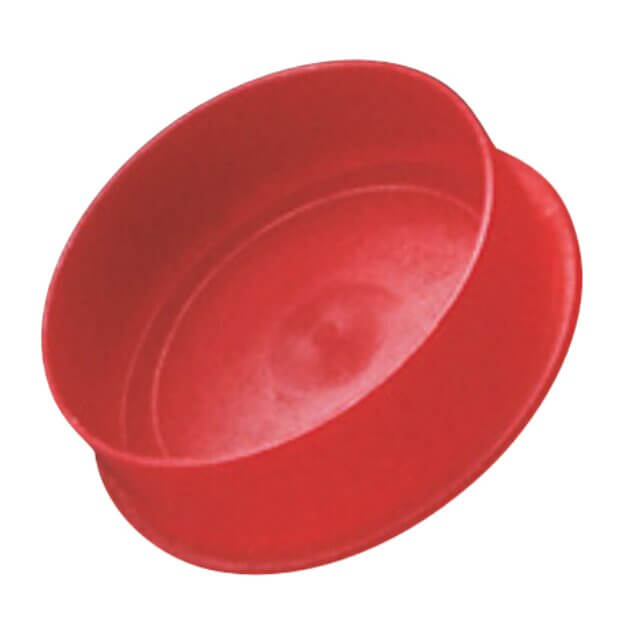 CAPLUGS EC-16 STANDARD CIRCULAR CONNECTOR 25.4MM RED PE