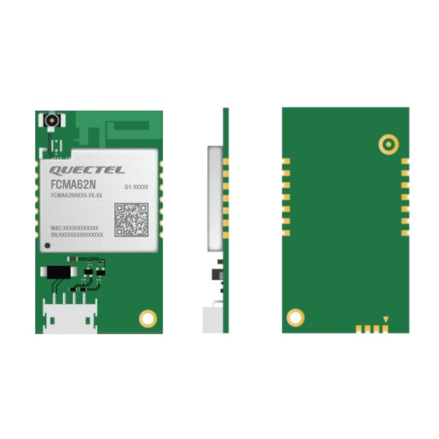 QUECTEL FCMA62NABMD-1X-08 MODULE WIFI 6, DUAL BAND 2.4/5GHZ BLE 5.3 8MB FLAS