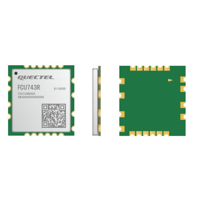 QUECTEL FCU743RAAMD MODULE WIFI 4, DUAL BAND 2.4/5GHZ BT 5.2 LCC PACK