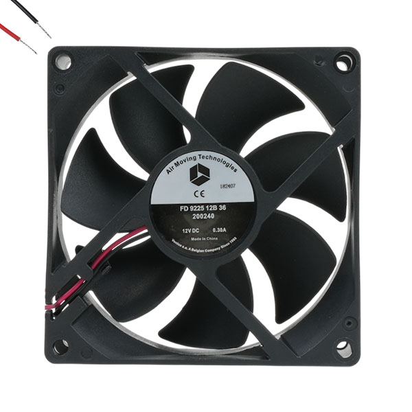 FAN 92x92x25MM 12V 0.30A 3.6W 3600RPM BB - FD922512B36