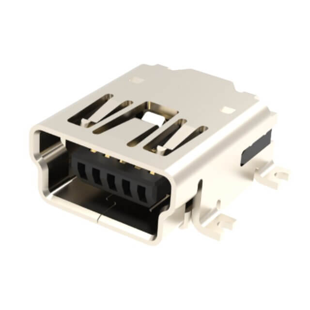AMPHENOL GMSB0532112YEU CONNECTOR MINI USB2.0 TYPE B 5P RECEPTACLE