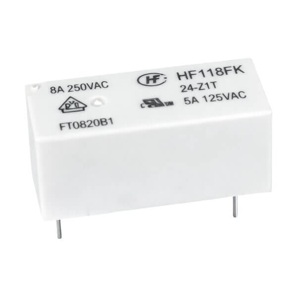 HONGFA HF118FK/6-Z1T RELAY 6VDC 8A SPDT THT