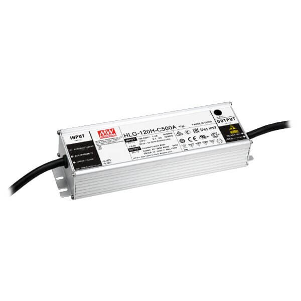 MEANWELL HLG-120H-C350A LED DRIVER 120W 350mA CC 3in1-DIMM IP65