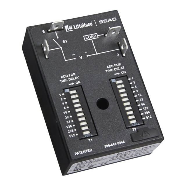 LITTELFUSE HSPZA22SL IND.CONT.RELAY TIME DELAY 240V CHASSIS
