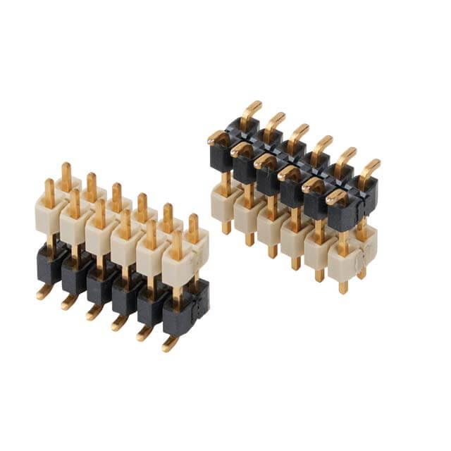 PIN HEADER 12PIN(2X6) 2.54mm SMT V/T - HW-06-08-G-D-365-SM