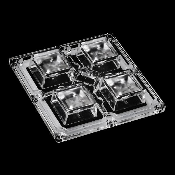 HONJU OPTICS HZ-SL-9090-65D-4H1 LENS MULTI 4in1 65° 90x90MM PC IP w/GASKET