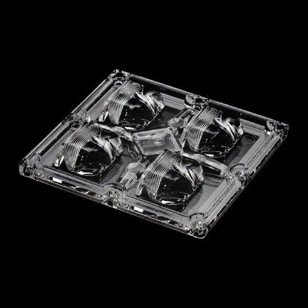 HONJU OPTICS HZ-SL-9090-T2M-4H1 LENS MULTI 4in1 T2M 90x90MM PC IP w/GASKET
