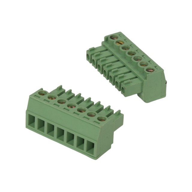 TERM.BLK.3.81MM 7P FEMALE GREEN - JK2EDGK-3.81-07P