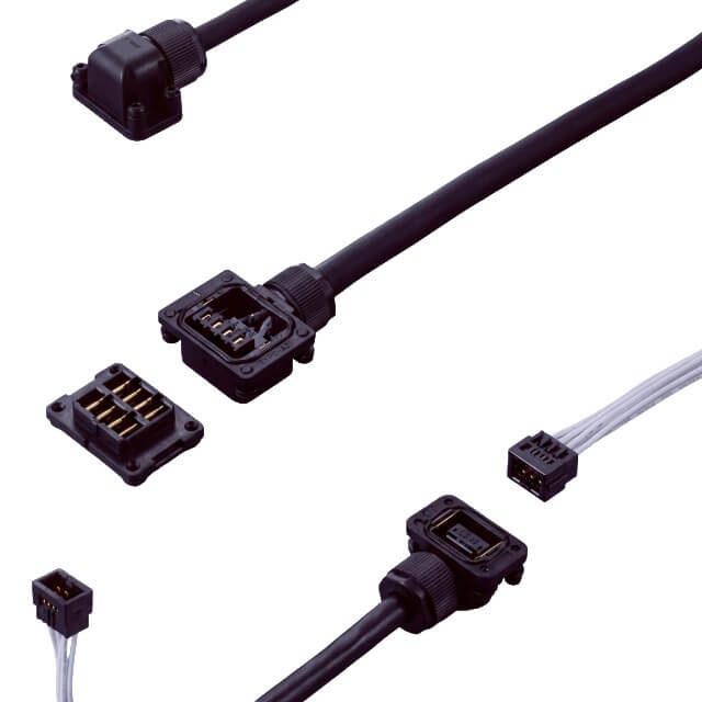 JAE JN6CR07PM1 A5 IP67 SERVO MOTOR ENKODER SOKETİ MOTOR TARAFI