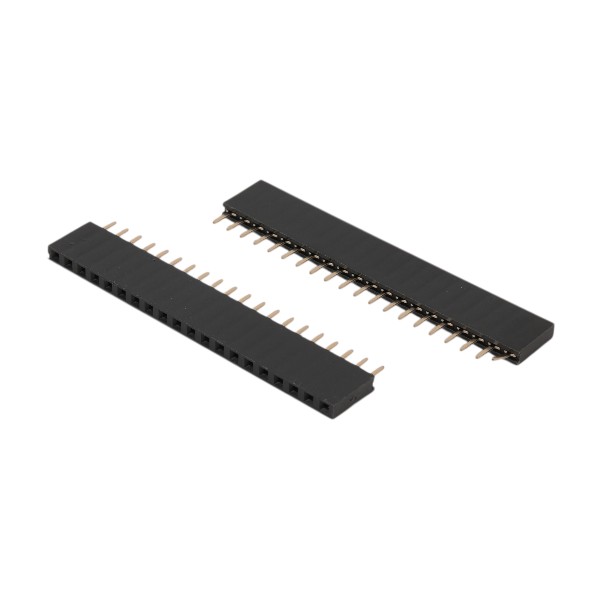 KLS ELECTRONIC KLS1-208-1-20-S FEMALE HEADER 20PIN(1x20) 2.54mm THT V/T