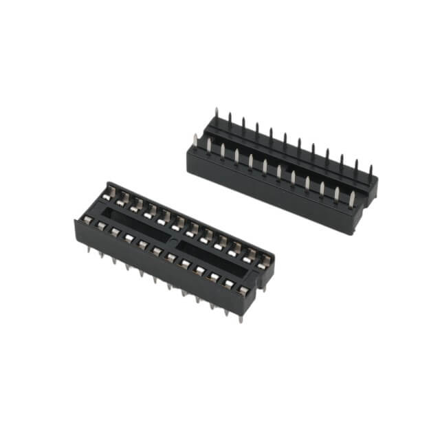 IC-SOCKET 24PIN DUAL WIPE 0.3"(7.62MM) - KLS1-216-24