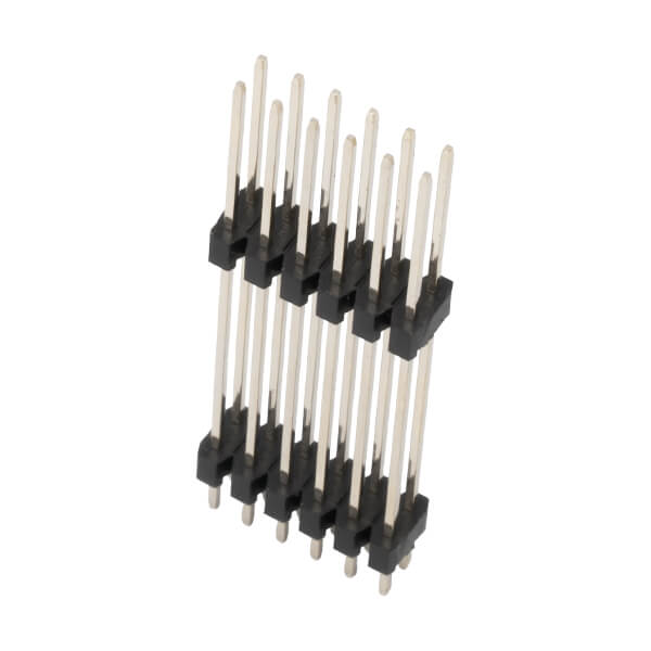 KLS ELECTRONIC KLS1-218B-2-12-S-2.8X10X PIN HEADER 12PIN(2x6) 2.00mm THT V/T 31.5mm