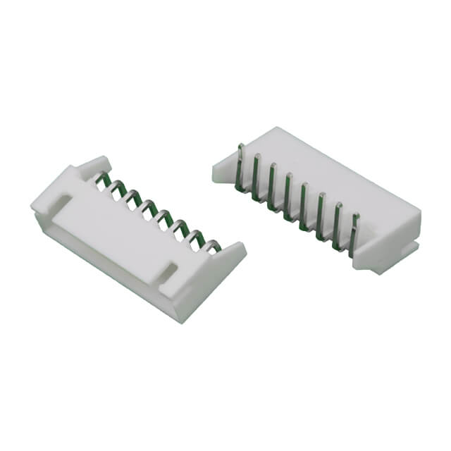 CON.T.B.2.50MM 8PIN(1X8) THT R/A MALE WHITE - L-KLS1-2.50-08-R